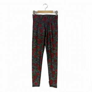 𝅺TEREZ Rose print yoga leggings NWOT